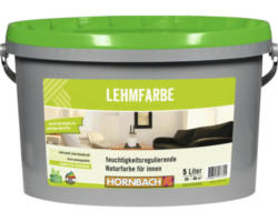 HORNBACH Lehmfarbe konservierungsmittelfrei weiß 5 L