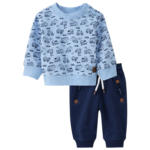 Ernsting's family Newborn Sweatshirt und Jogginghose im Set - bis 20.04.2024