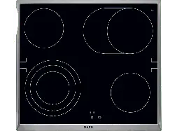 AEG HE 604070 XB Herdgesteuertes Strahlungsheizungskochfeld (576 mm breit, 4 Kochfelder, Glaskeramik); Herdgesteuertes Kochfeld