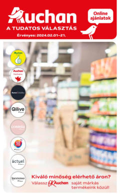 Auchan Akciós újság - amely érvényes a következő dátumtól: 01.02.2024