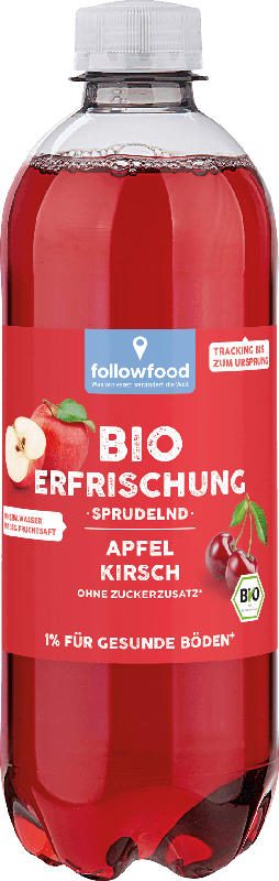 Followfood Schorle Apfel Kirsch