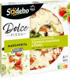 Sodebo Dolce Pizza Margherita, 2 x 400 g
