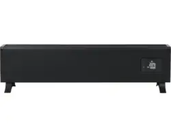 Konvektor Eurom Alutherm Podlaha 80x21x15,5 cm schwarz 1000 Watt mit WiFi und Fernbedienung