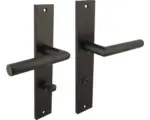 Hornbach Beschlagset Bastian Drücker/Drücker Rosette WC+ Bad Riegel Zamac/Aluminium, anthrazit