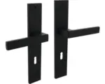 Hornbach Beschlagset Hera Drücker/Drücker Langschild Buntbart Zamac/Aluminium, schwarz