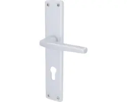 Beschlag Profilzylinder PZ Tanja Langschild Alpertec Tanja Aluminium F1 alu eloxiert