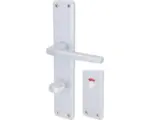 Hornbach Beschlagset WC+ Bad Riegel Langschild Alpertec Tanja Aluminium F1 alu eloxiert