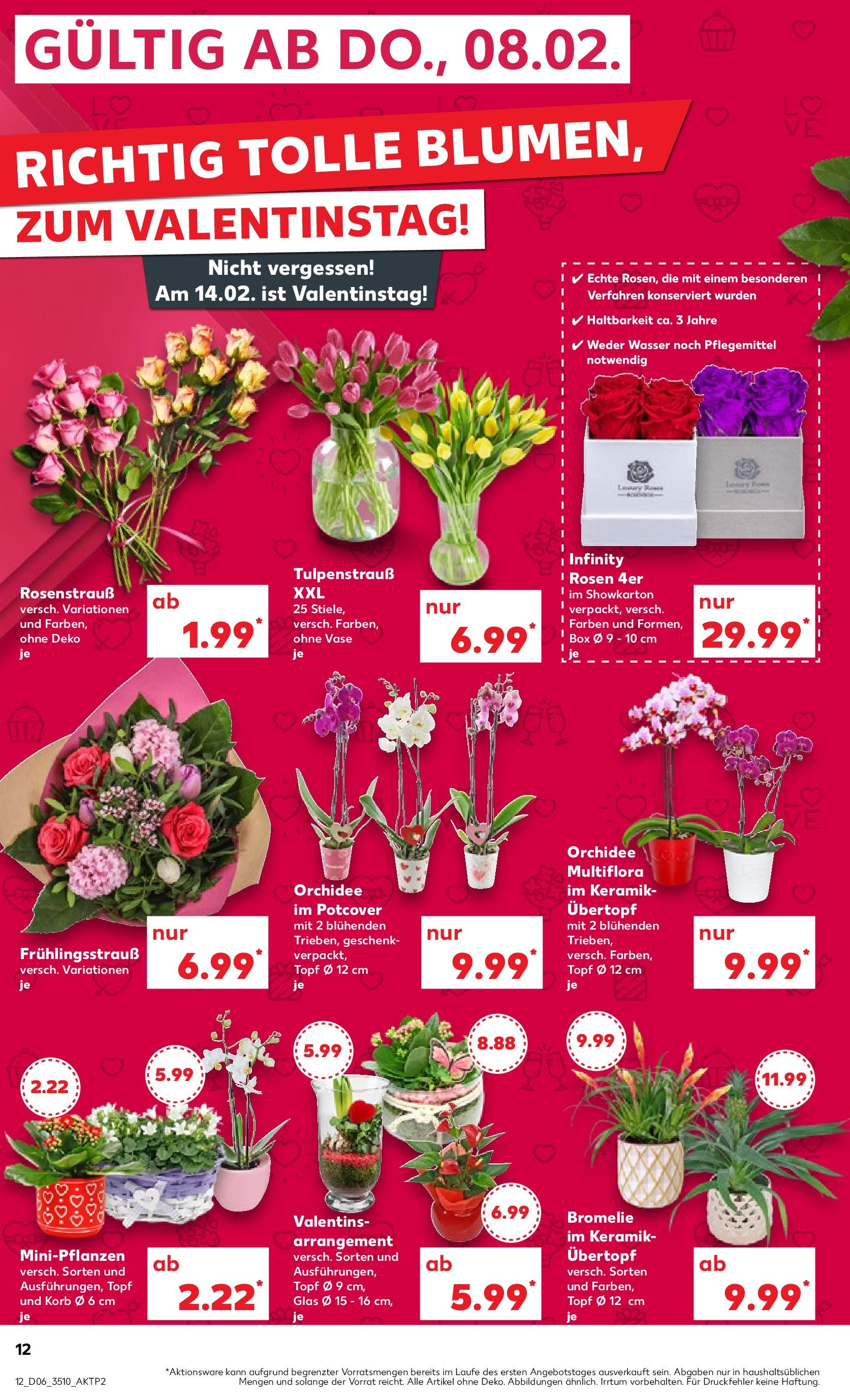 Kaufland Prospekt 	 (ab 08.02.2024) » Angebote Online zum Blättern | Seite: 12 | Produkte: Wasser, Box, Korb, Vase