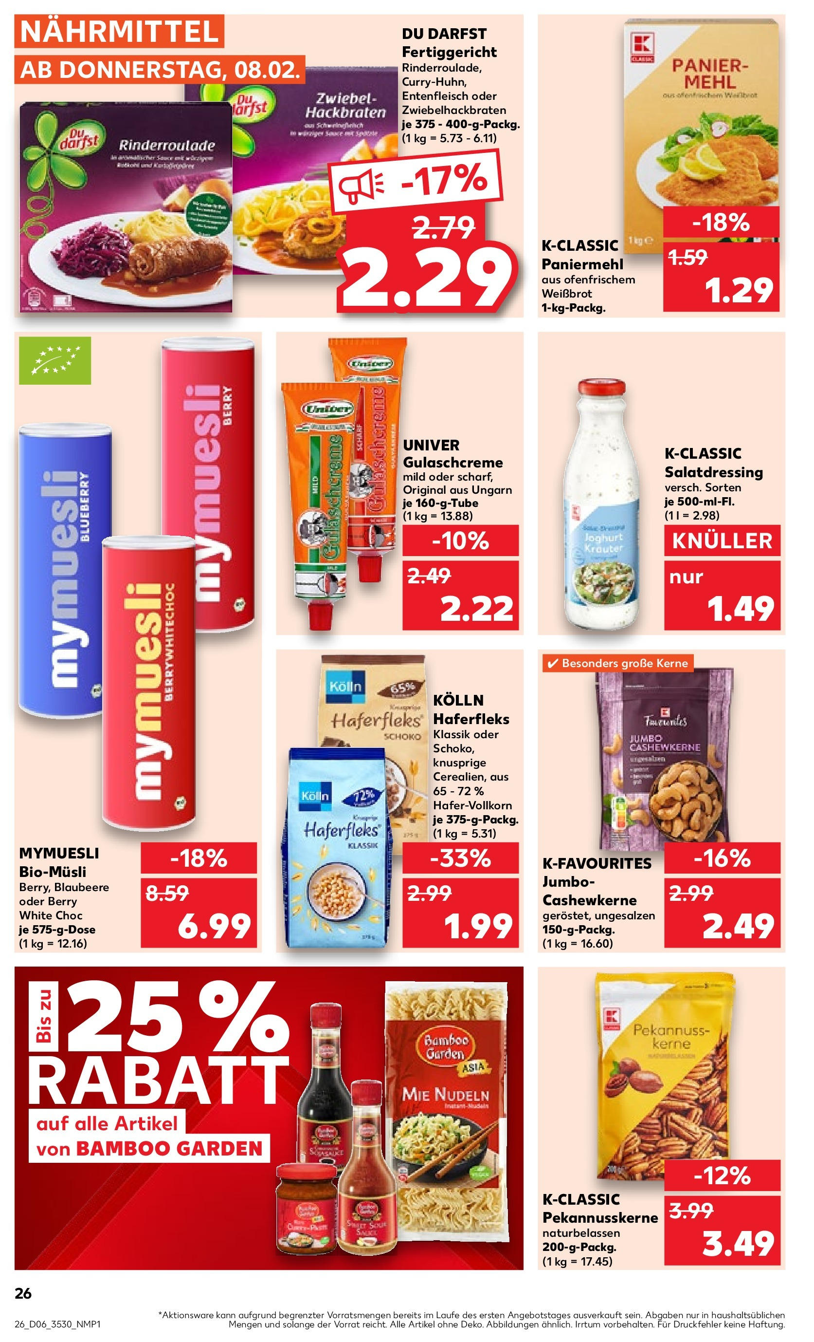 Kaufland Prospekt 	 (ab 08.02.2024) » Angebote Online zum Blättern | Seite: 26 | Produkte: Kartoffeln, Mayonnaise, Brot, Creme