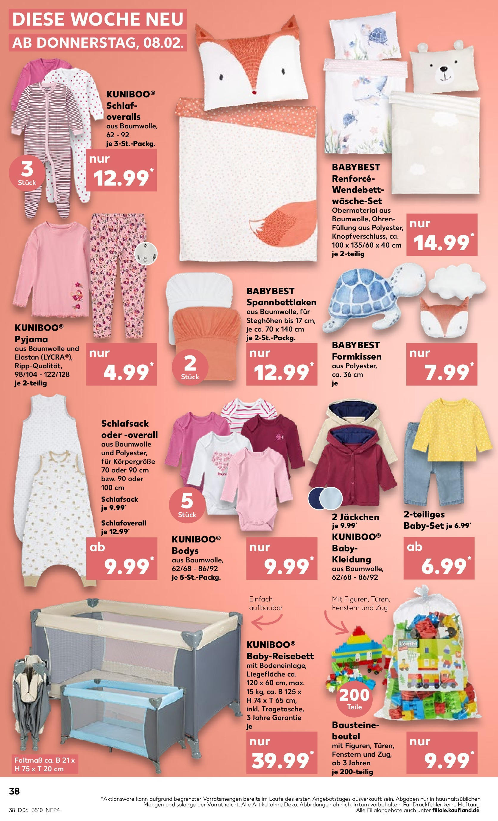 Kaufland Prospekt 	 (ab 08.02.2024) » Angebote Online zum Blättern | Seite: 38 | Produkte: Unterwäsche, Socken, Poncho