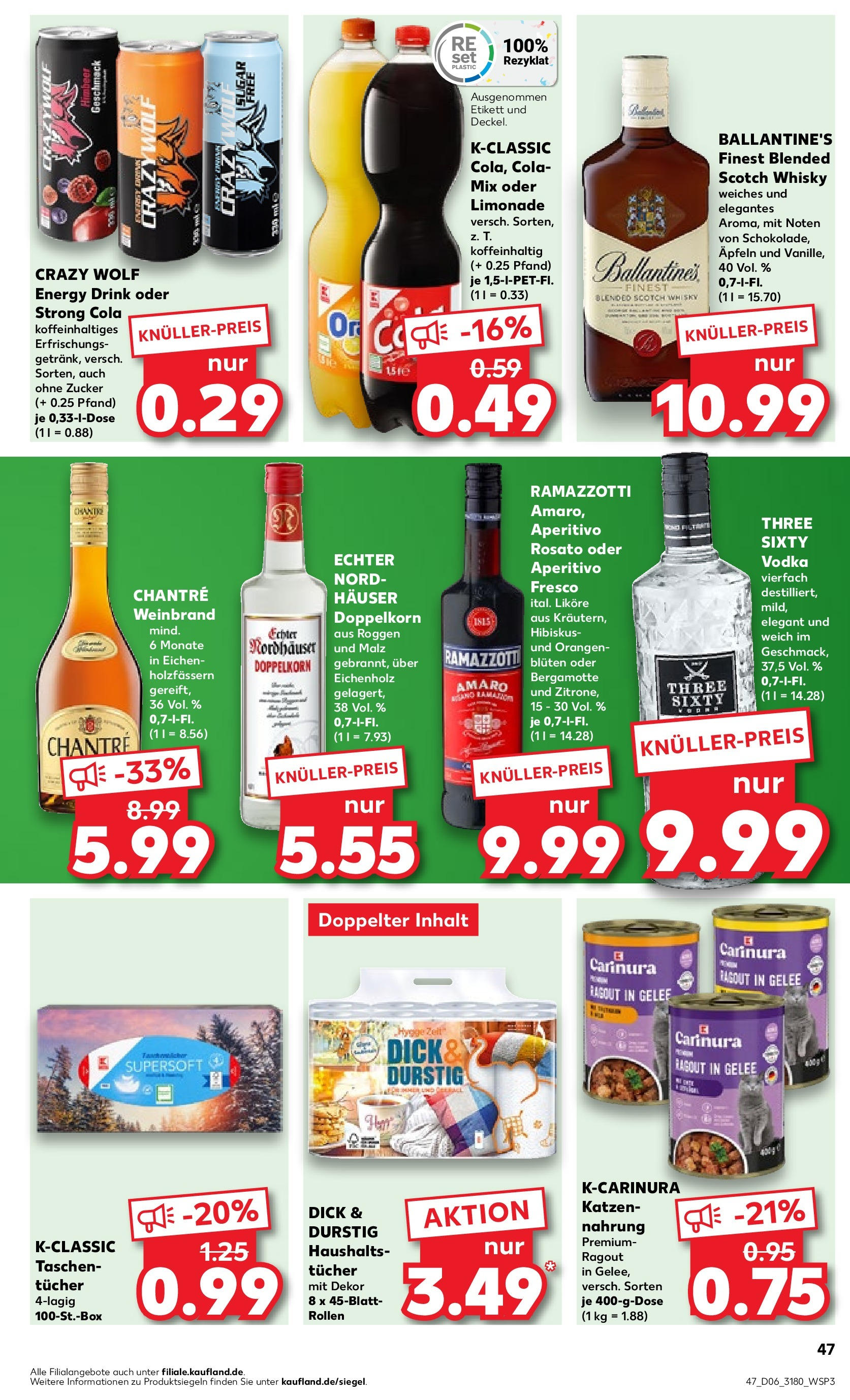 Kaufland Prospekt 	 (ab 08.02.2024) » Angebote Online zum Blättern | Seite: 47 | Produkte: Orangen, Zucker, Limonade