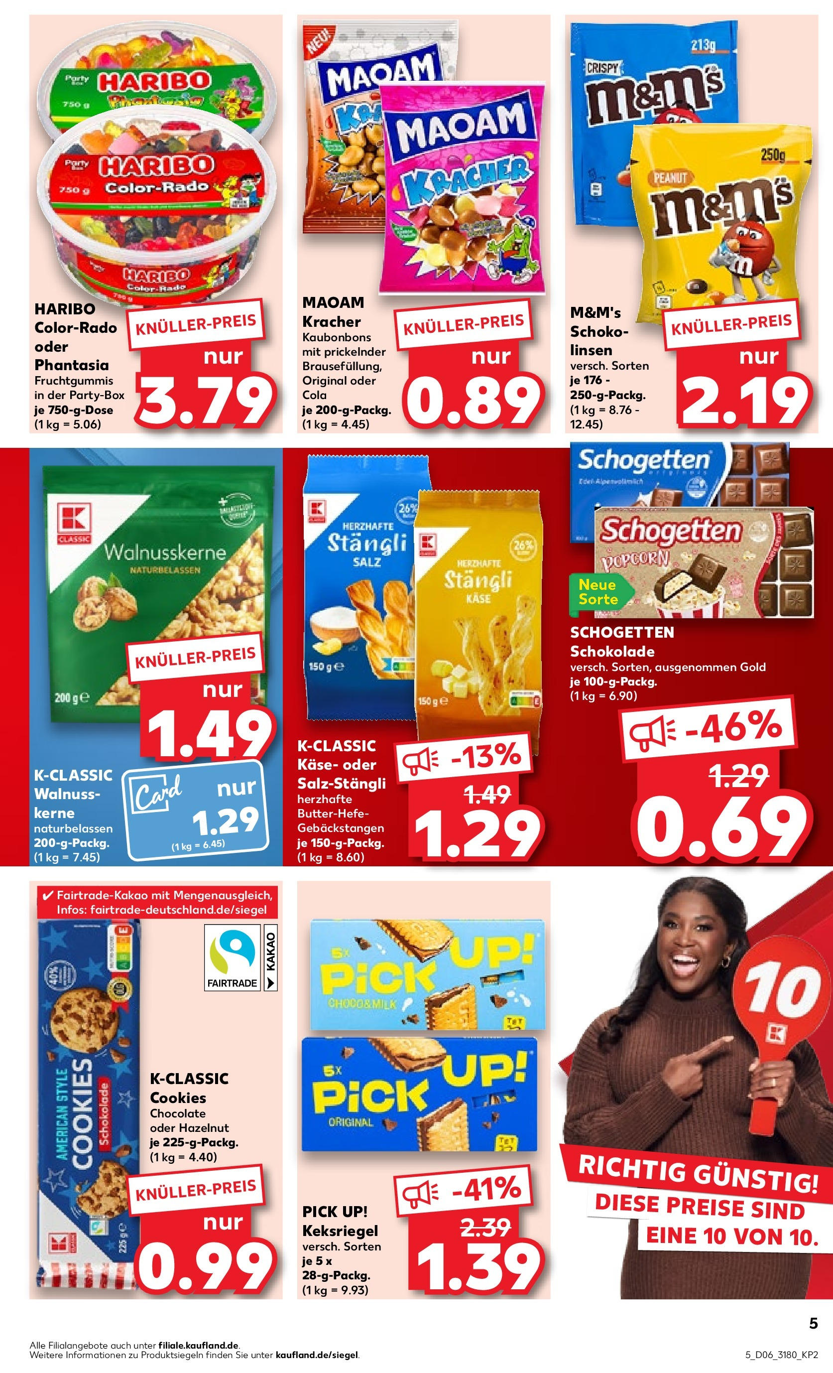 Kaufland Prospekt 	 (ab 08.02.2024) » Angebote Online zum Blättern | Seite: 5 | Produkte: Salz, Käse, Schokolade