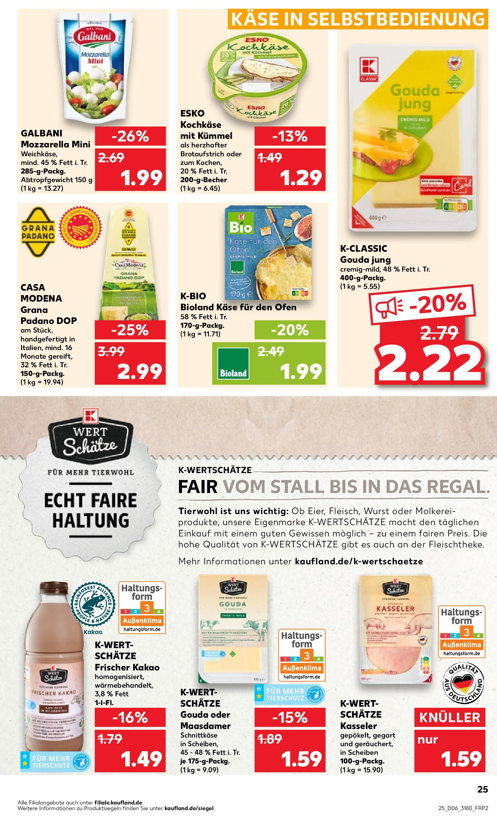 Kaufland Prospekt 	 (ab 08.02.2024) » Angebote Online zum Blättern | Seite: 25 | Produkte: Mango, Hühnerfleisch, Garnelen, Schokolade