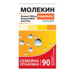 Аптеки Медея Молекин Комплекс с витамин С, D и цинк, таблетки x 90, Naturprodukt