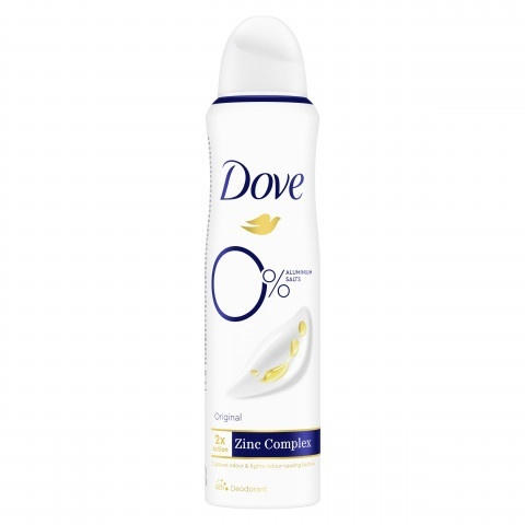 Dove Advanced Deo Original 0% Алуминий дезодорант спрей 150мл.