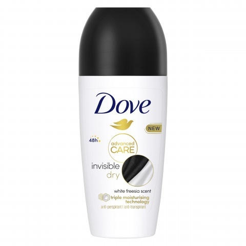 Dove Advanced Deo Invisible Dry дезодорант рол он 50мл.