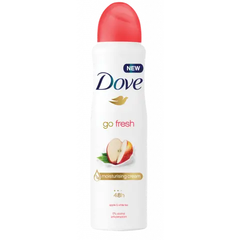 DOVE DEO APPLE & WHITE TEA СПРЕЙ ДЕЗОДОРАНТ 150МЛ
