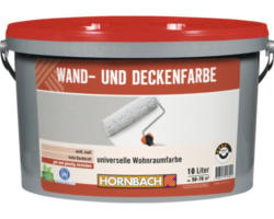 HORNBACH Wand- und Deckenfarbe konservierungsmittelfrei weiss 10 L