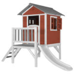 POCO Einrichtungsmarkt Minden AXI Spielhaus Lodge XL rot B/H/L: ca. 240x189x167 cm