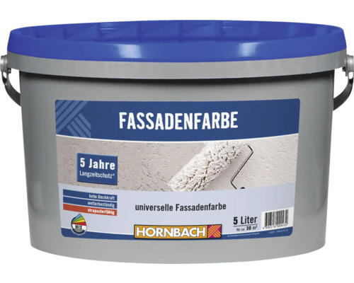 HORNBACH Fassadenfarbe weiß 5 l