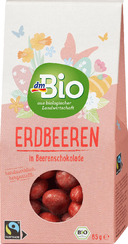 dmBio Erdbeeren in Beerenschokolade