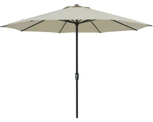 Sonnenschirm Ampelschirm Nancy Soluna Ø 350 cm Polyester (PES) ecru