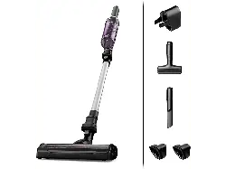 Rowenta RH1129 X-nano essential Akku Staubsauger (0,4 l, Akkulaufzeit: bis zu 40 Minuten, Schwarz/Lila)