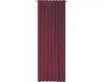 Hornbach Vorhang mit Universalband Velvet bordeaux 140x280 cm