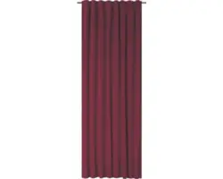 Vorhang mit Universalband Velvet bordeaux 140x280 cm