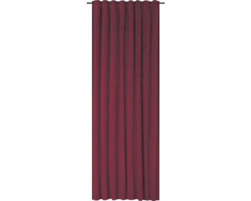 Vorhang mit Universalband Velvet bordeaux 140x280 cm