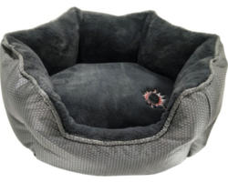 SANTORINI Hundebett S 45 x 38 cm silber/grau