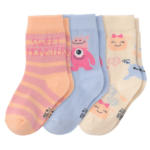 Ernsting's family 3 Paar Baby Socken in verschiedenen Dessins - bis 19.04.2024