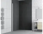 Hornbach Raumdusche Form & Style Modena 900x1950 mm Reversibel Echtglas Klar hell weiß matt