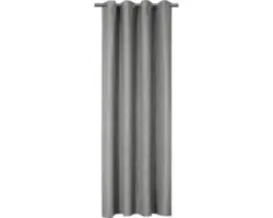 Ösenschal Lino grau 140x280 cm