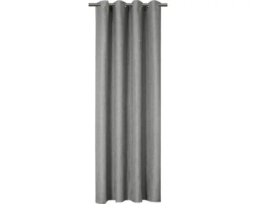 Ösenschal Lino grau 140x280 cm