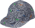 dm-drogerie markt PUSBLU Basecap mit Dino-Muster, blau, Gr. 54/55 - bis 30.04.2024