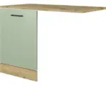 Hornbach Geschirrspülerblenede Flex Well Cara Grün/Artisan Eiche matt 110x85x60 cm