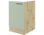 Hornbach Spülenunterschrank Flex Well Cara Grün/Artisan Eiche matt 50x82x57 cm