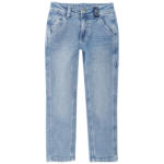 Ernsting's family Jungen Straight-Jeans mit verstellbarem Bund - bis 29.04.2024