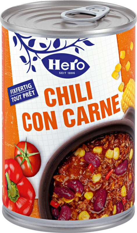 Hero Chili con carne, 430 g