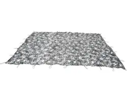Tarnnetz Sonnensegel Winter silber-weiß 300x400 cm