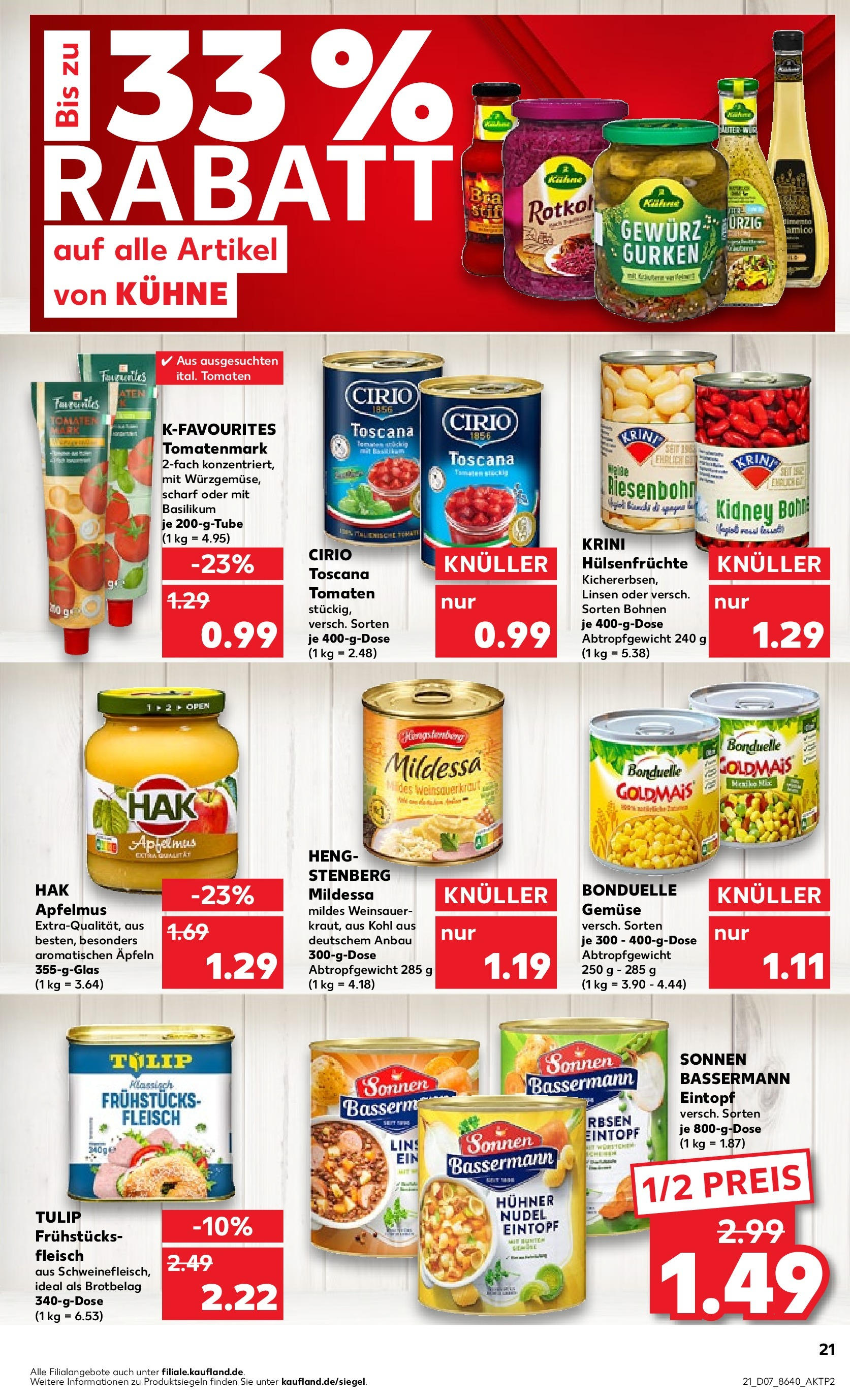 Kaufland - Nordrhein - Westfalen  (ab 15.02.2024) » Angebote Online zum Blättern | Seite: 21 | Produkte: Tomaten, Gemüse, Gurken