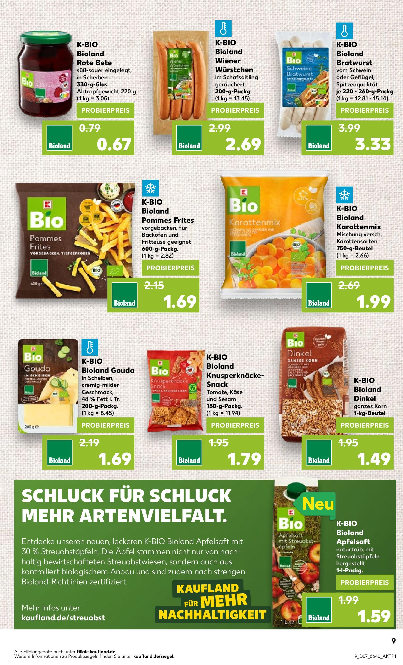 Kaufland - Nordrhein - Westfalen  (ab 15.02.2024) » Angebote Online zum Blättern | Seite: 9 | Produkte: Äpfel, Gouda, Pommes frites, Käse