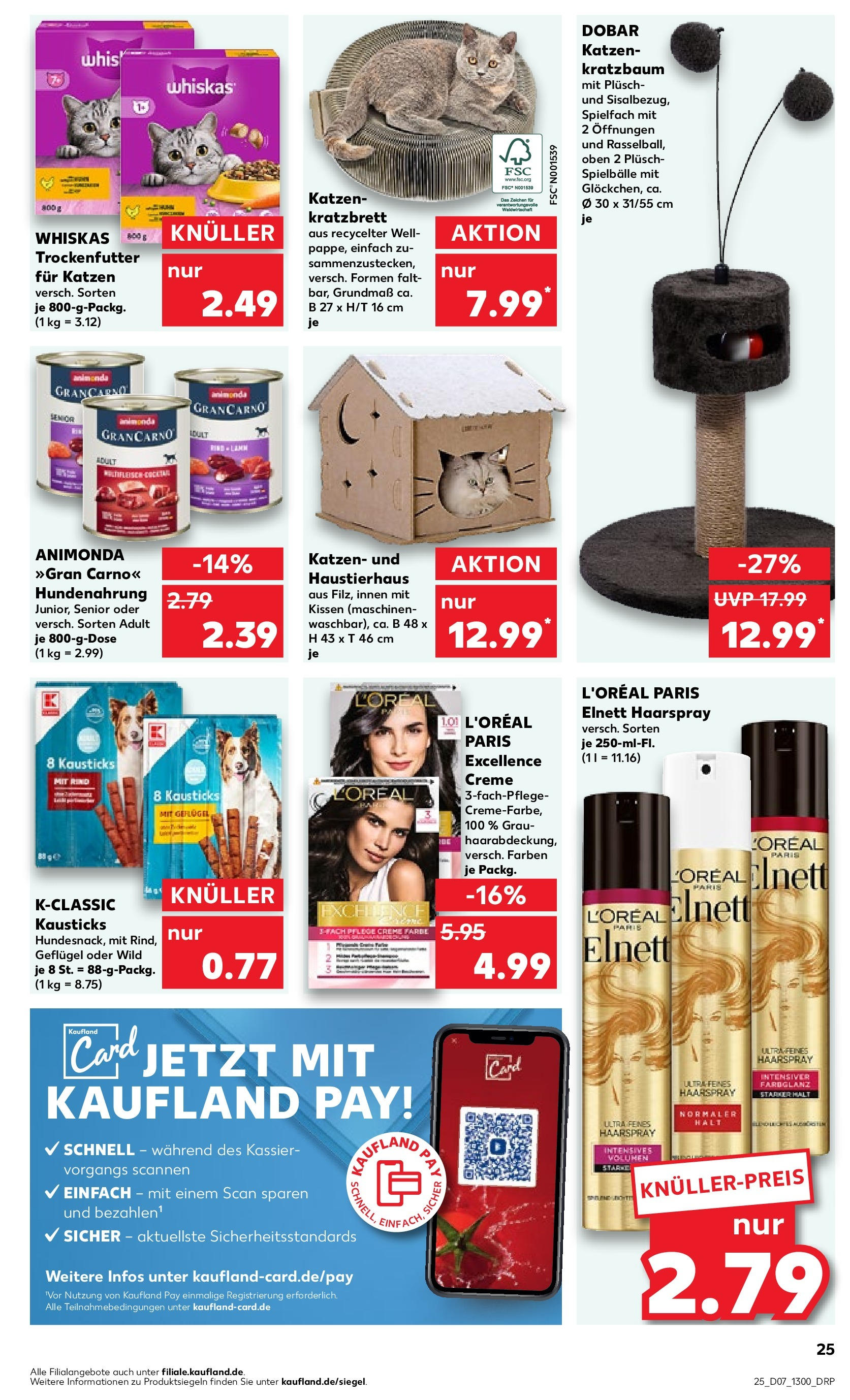 Kaufland - Nordrhein - Westfalen  (ab 15.02.2024) » Angebote Online zum Blättern | Seite: 25 | Produkte: Kissen, Haarspray, Creme