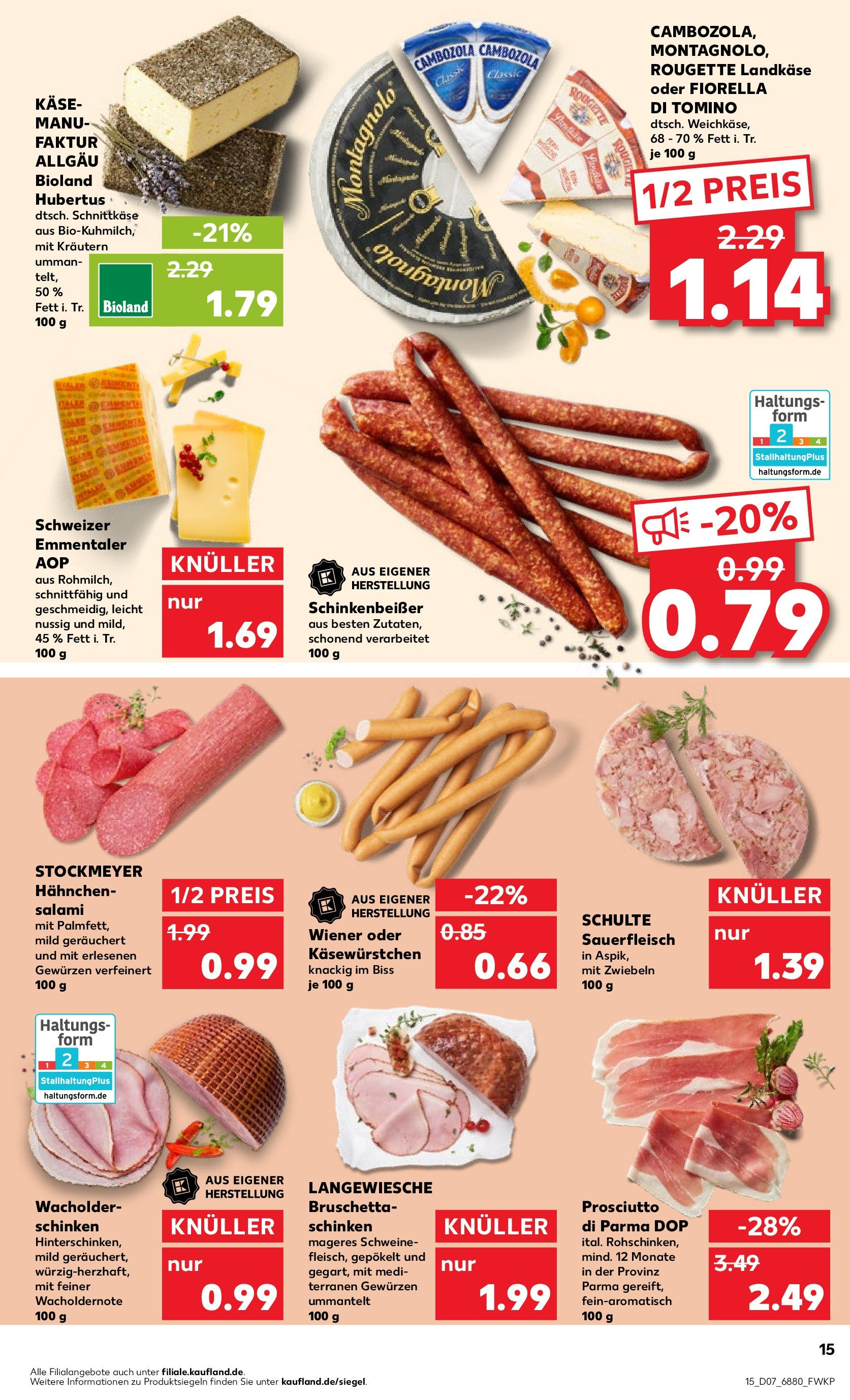 Kaufland - Saarland (ab 15.02.2024) » Angebote Online zum Blättern | Seite: 19 | Produkte: Dattel, Dill, Nudeln, Karotte