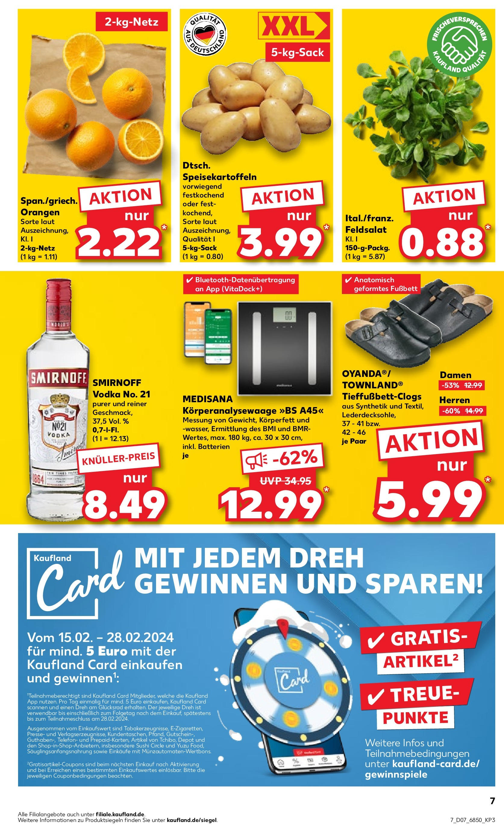 Kaufland - Bayern (ab 15.02.2024) » Angebote Online zum Blättern | Seite: 7 | Produkte: Orangen, Telefon, Presse