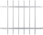 Hornbach Fenstergitter Friedberg Stahl feuerverzinkt , 940 x 740 mm