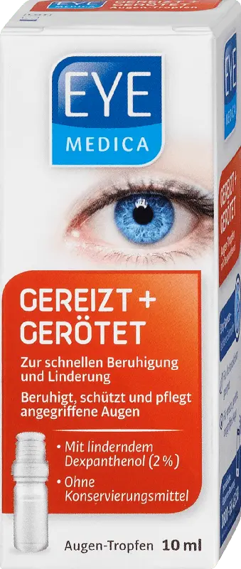 EYE MEDICA Gereizt + Gerötet Augentropfen