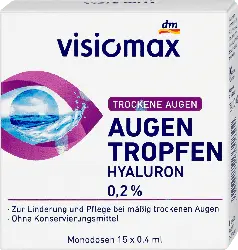 VISIOMAX Augentropfen mit Hyaluron
