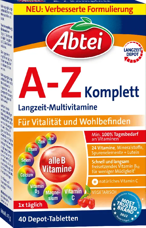 Abtei A-Z Komplett langzeit-Multivitamine
